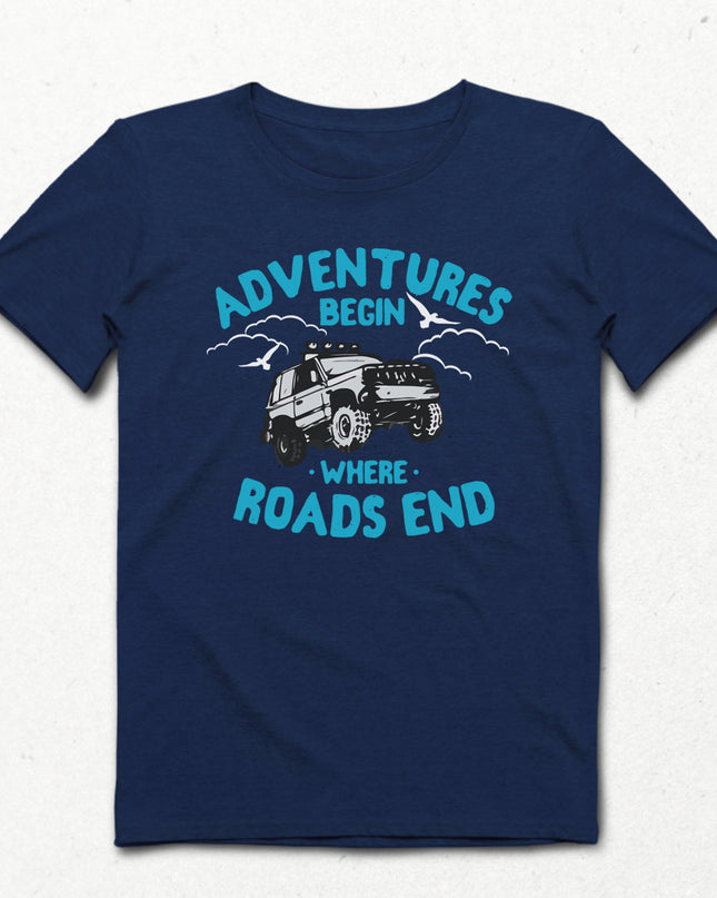 Offroad begin indigo Erkek tişört - basmatik.com