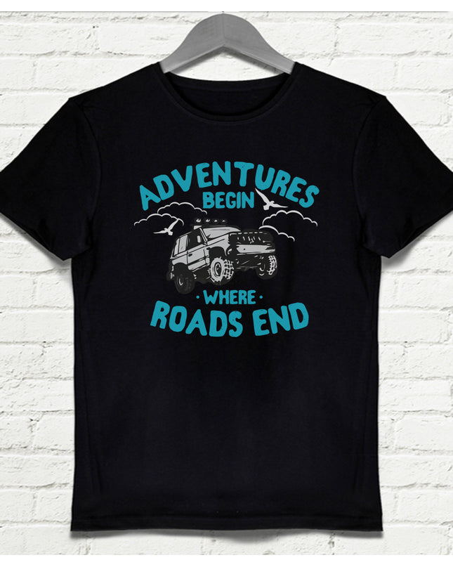 Offroad begin siyah Erkek tişört - basmatik.com