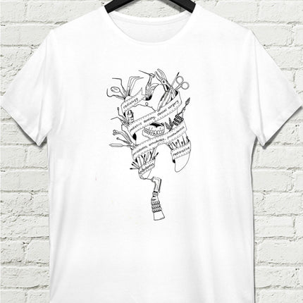 Angldruva World 1 Beyaz Tişört - basmatik.com