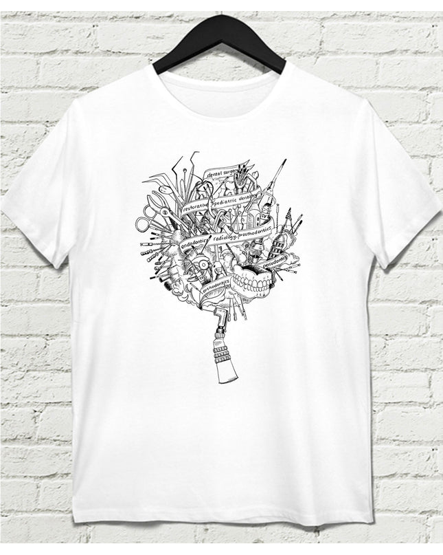 Angldruva World 3 Beyaz Tişört - basmatik.com