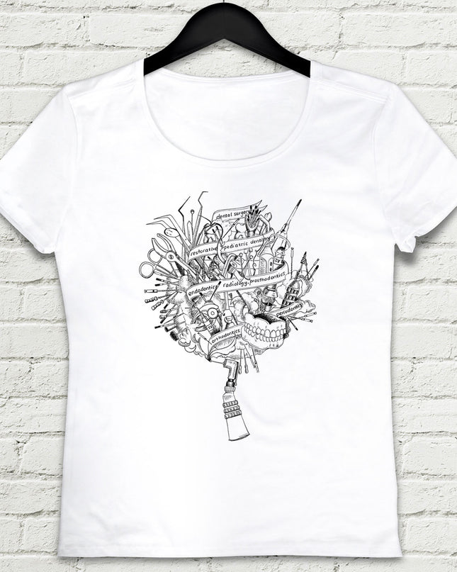 Angldruva World 3 Beyaz Tişört - basmatik.com