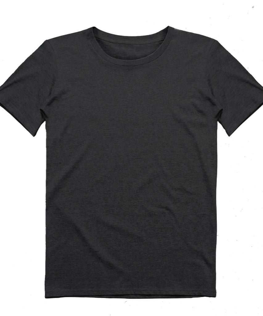 özel tasarım Unisex antrasit promosyon tişört