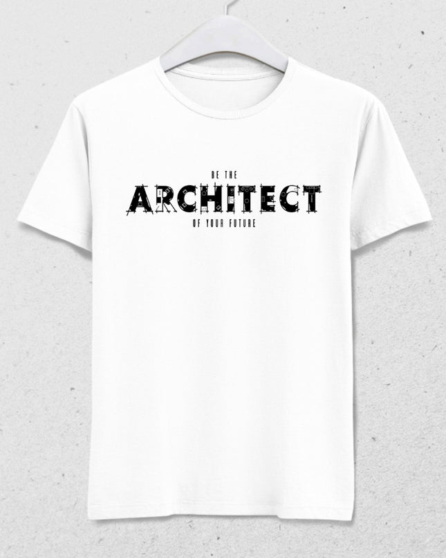 Architect beyaz erkek meslek tişört - basmatik.com