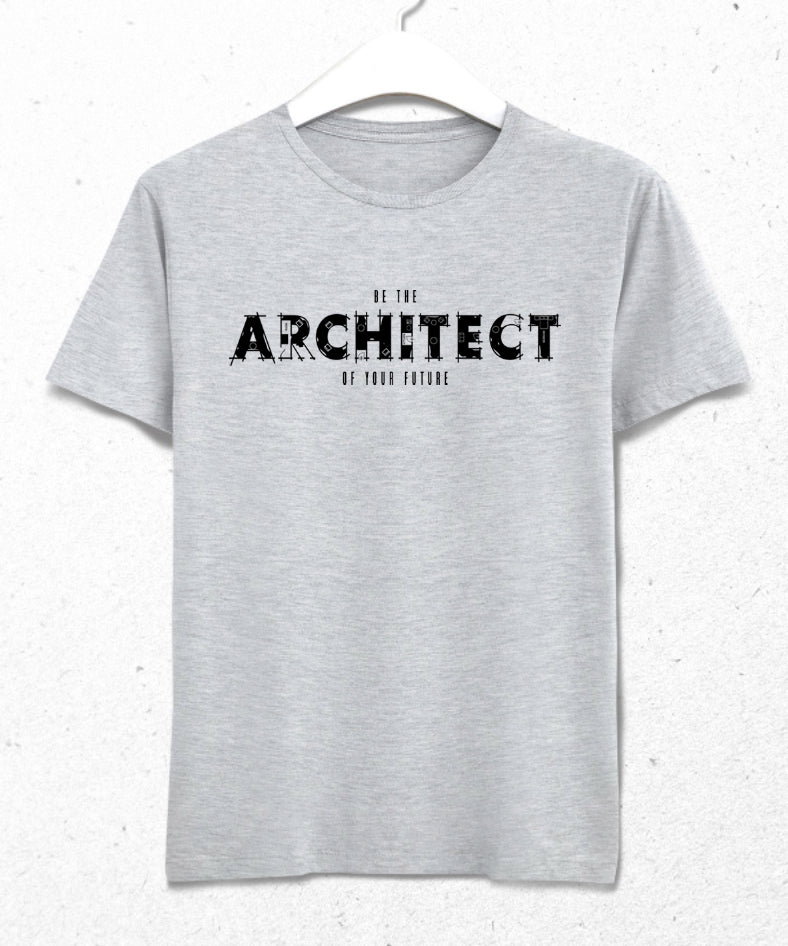 Architect beyaz erkek meslek tişört - basmatik.com