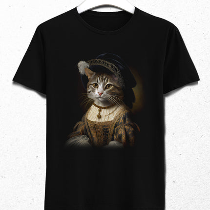 Saraylı asil kedi tişört