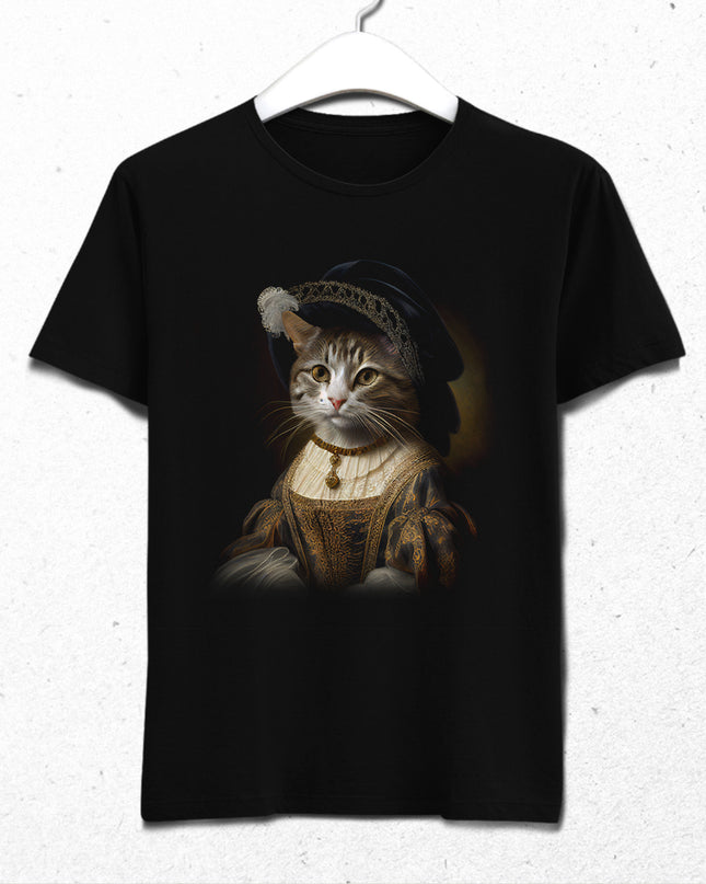 Saraylı asil kedi tişört