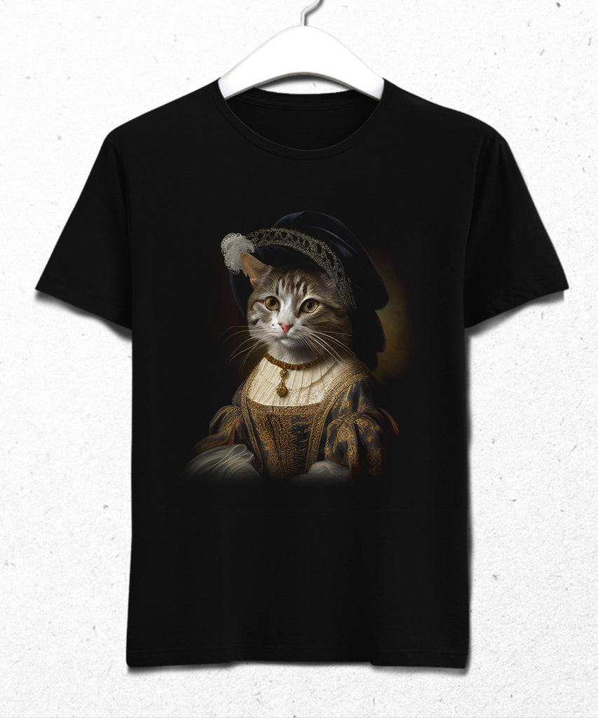 Saraylı asil kedi tişört