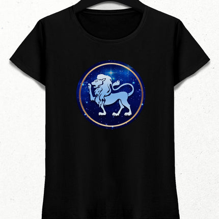 Aslan burcu kadın tişört - basmatik.com