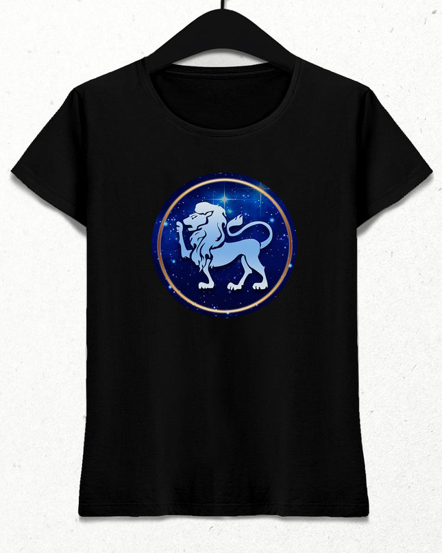 Aslan burcu kadın tişört - basmatik.com