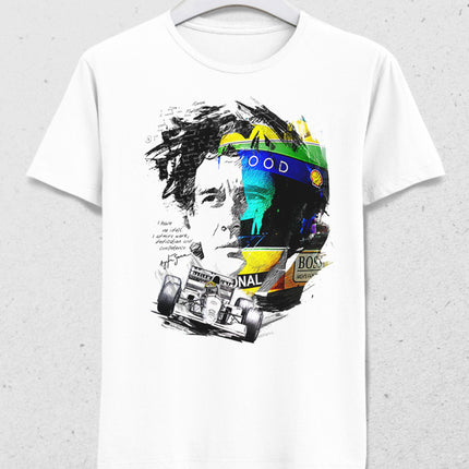 Ayrton Senna tişört - basmatik.com