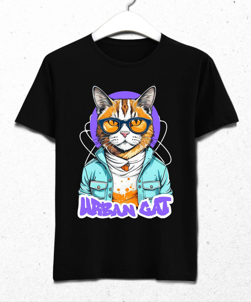 Urban Cat Streetwear Retro Futuristic Design