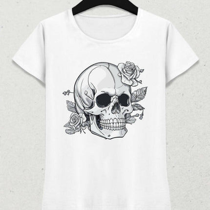skull and rose 