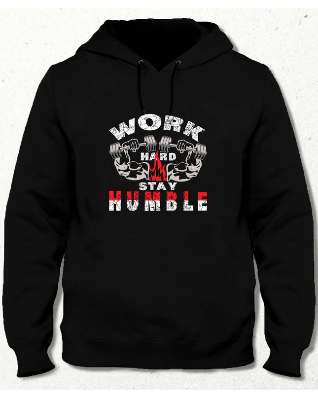 Fitness GYM Fire Kapüşonlu Sweatshirt - basmatik.com