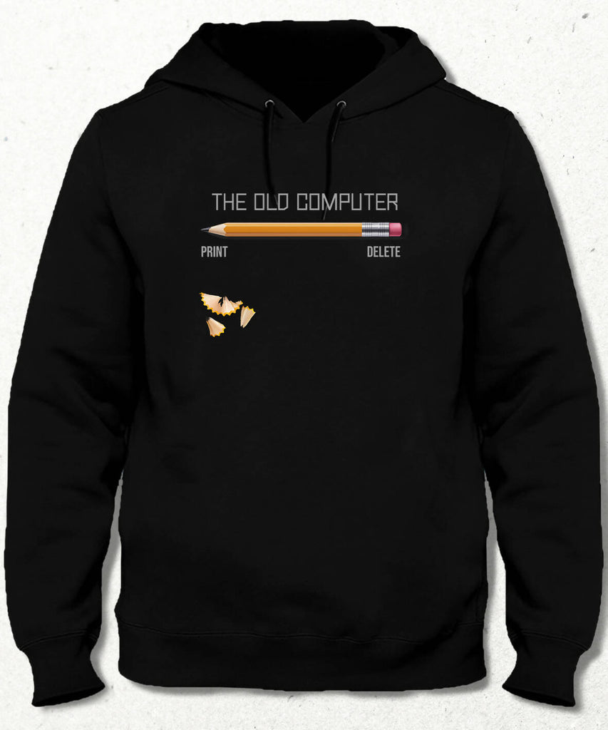 Old Computer Kapüşonlu Sweatshirt