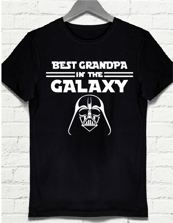 Galaxy Dad siyah tshirt - basmatik.com