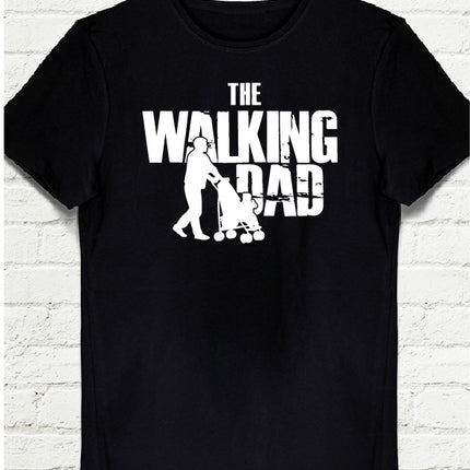 walking Dad siyah tshirt - basmatik.com