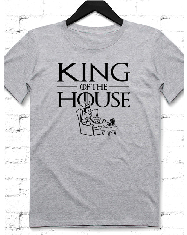King House gri tshirt - basmatik.com