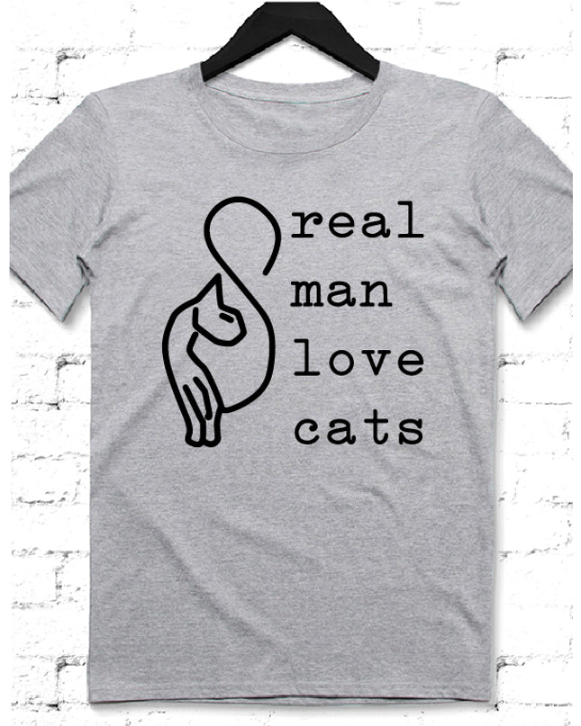 Real men gri tshirt - basmatik.com