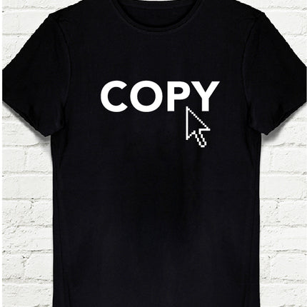 Copy siyah tshirt - basmatik.com