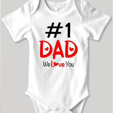 No 1 Dad bebek body - basmatik.com