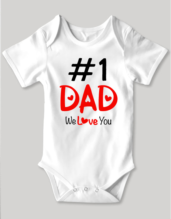 No 1 Dad bebek body - basmatik.com