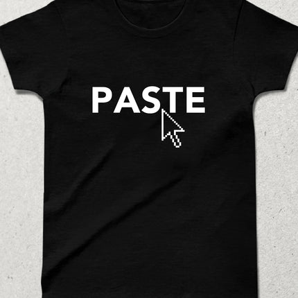 Paste siyah çocuk tişört - basmatik.com