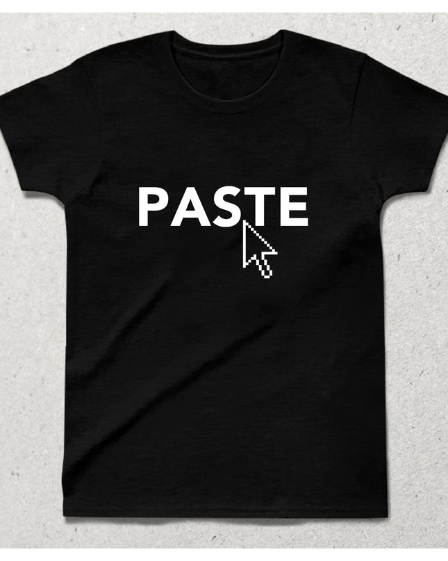 Paste siyah çocuk tişört - basmatik.com
