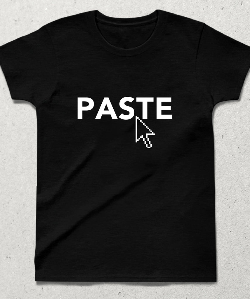 Paste siyah çocuk tişört - basmatik.com