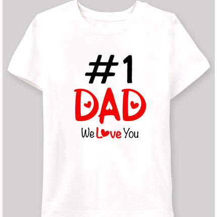No 1Dad Çocuk tshirt - basmatik.com