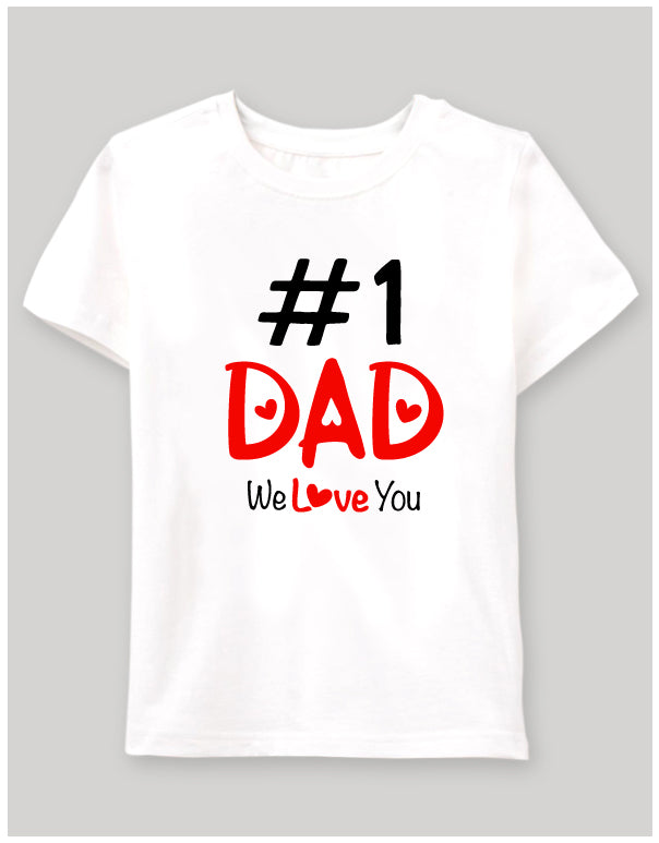 No 1Dad Çocuk tshirt - basmatik.com