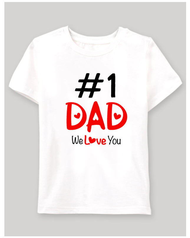 No 1Dad Çocuk tshirt - basmatik.com