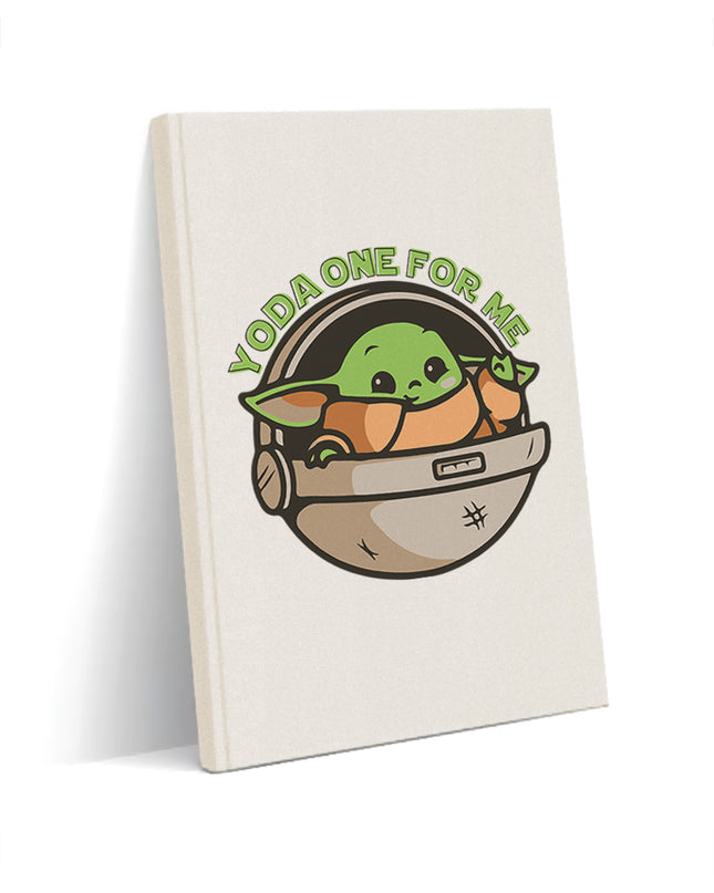 Baby yoda kanvas defter - basmatik.com