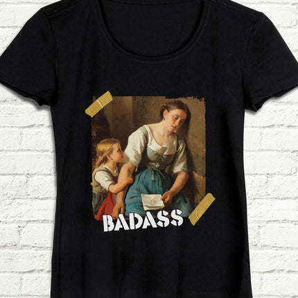 Badass Siyah Tişört - basmatik.com