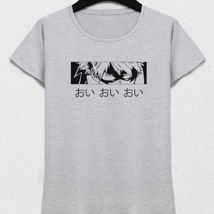 bakugo oi oi oi kadın tişört - basmatik.com