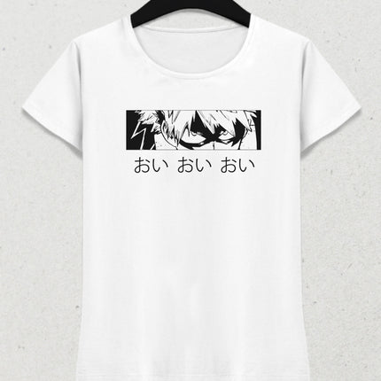 bakugo oi oi oi kadın tişört - basmatik.com