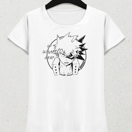 bakugo we go kadın tişört - basmatik.com