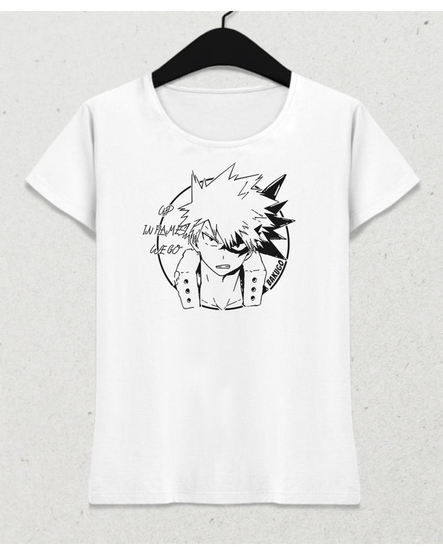 bakugo we go kadın tişört - basmatik.com