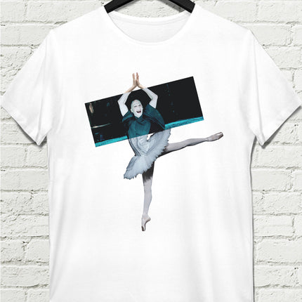 Balerin Voldi Beyaz Tişört - basmatik.com