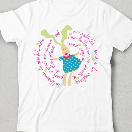 ballerina çocuk tişört - basmatik.com