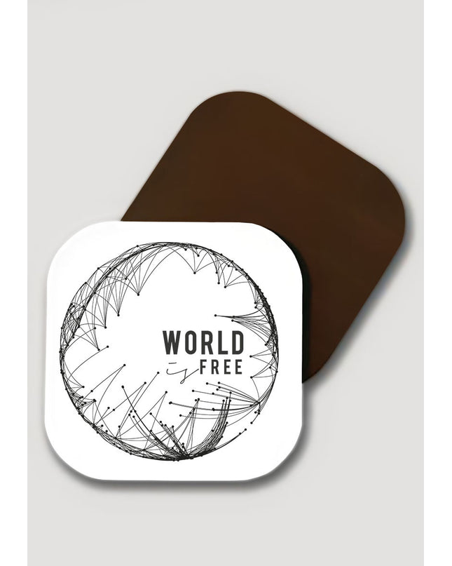 World - bardak altlığı - basmatik.com