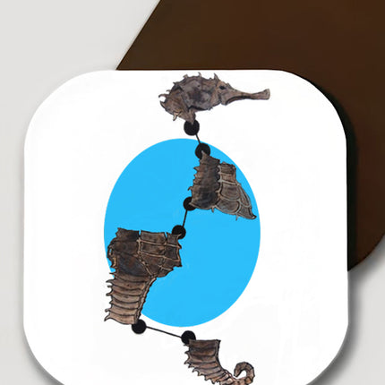 Deniz atı bardak altlığı - basmatik.com