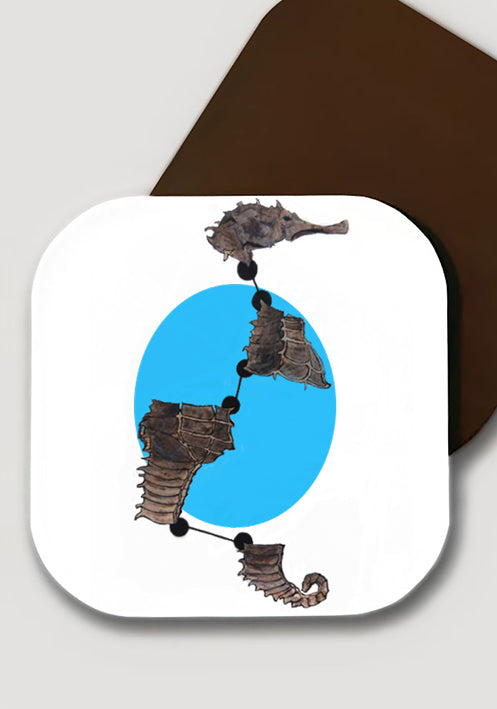 Deniz atı bardak altlığı - basmatik.com