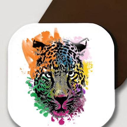 Leopar bardak altlığı - basmatik.com