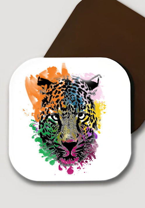 Leopar bardak altlığı - basmatik.com