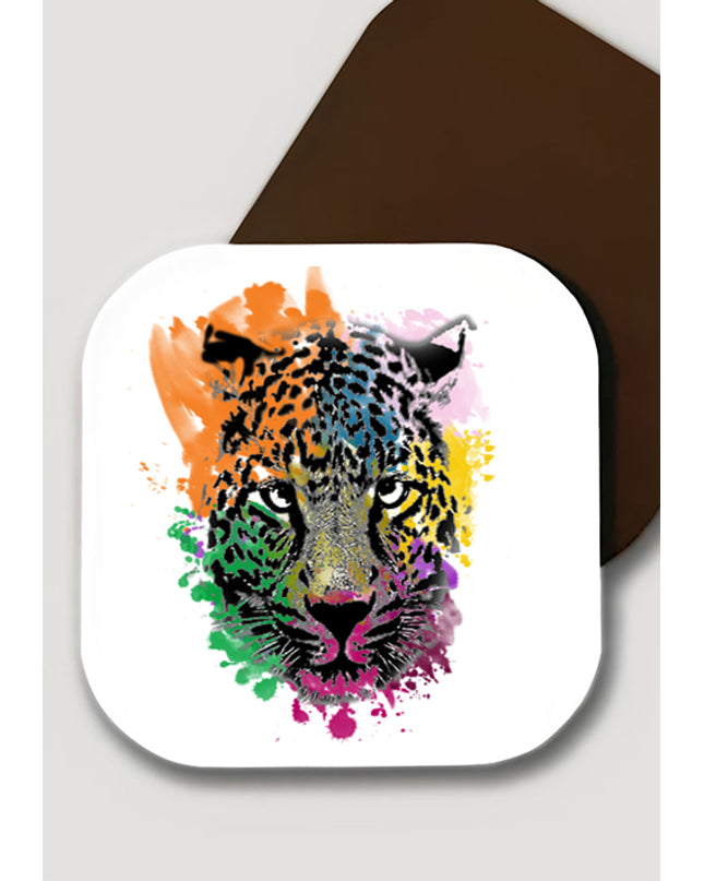 Leopar bardak altlığı - basmatik.com