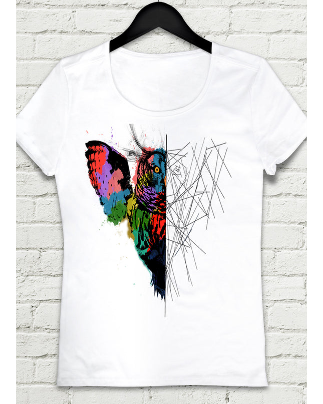 baykuş t-shirt - basmatik.com