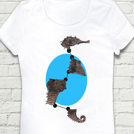 Deniz atı t-shirt - basmatik.com