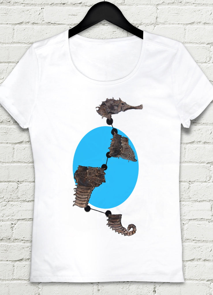 Deniz atı t-shirt - basmatik.com