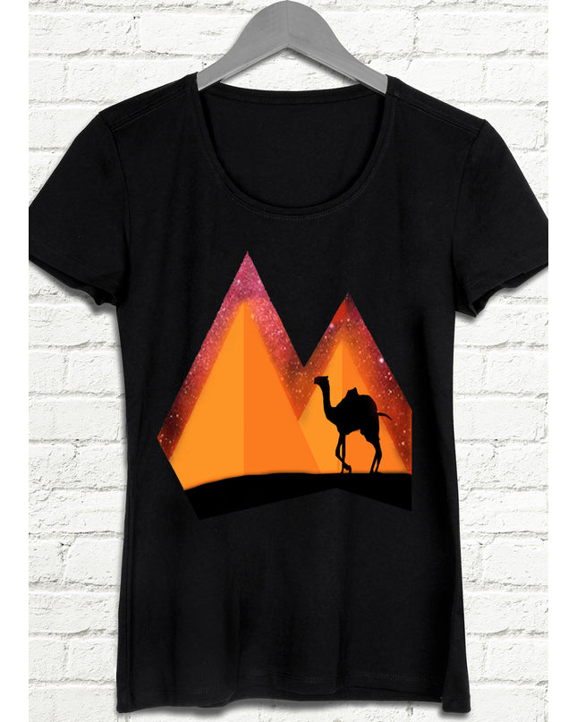 Piramitler siyah t-shirt - basmatik.com