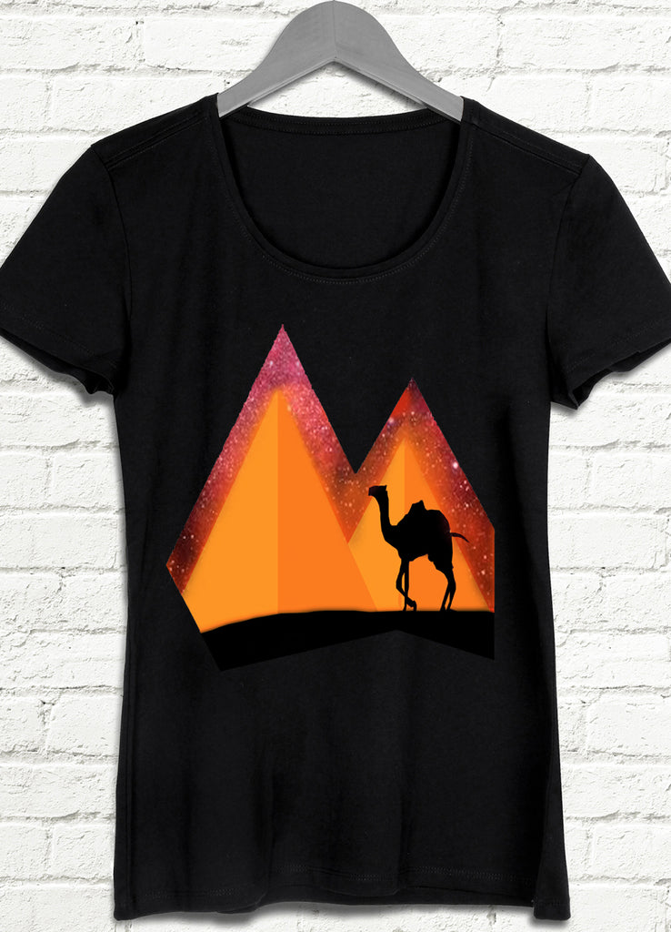 Piramitler siyah t-shirt - basmatik.com